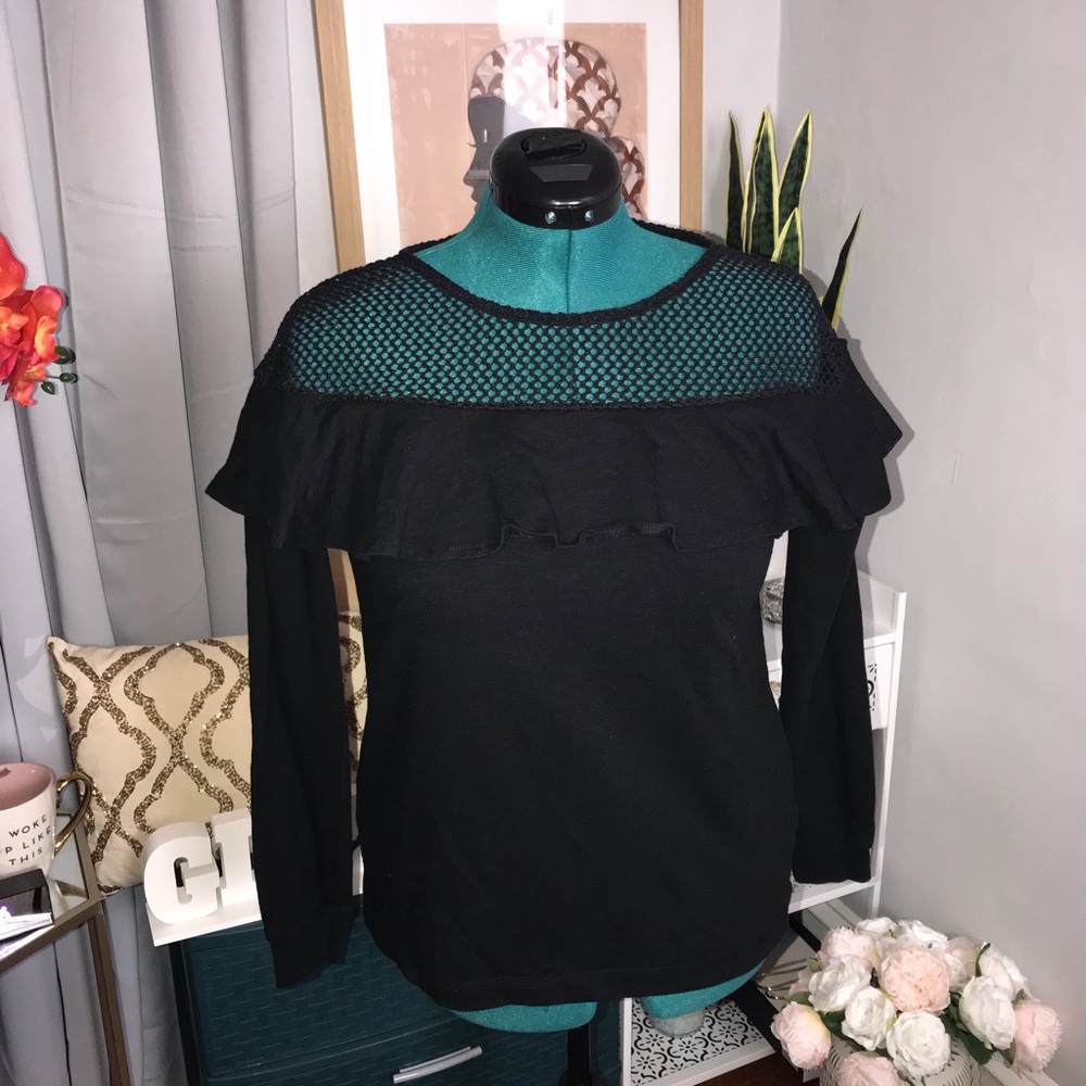 Jessica Simpson net long sleeve top